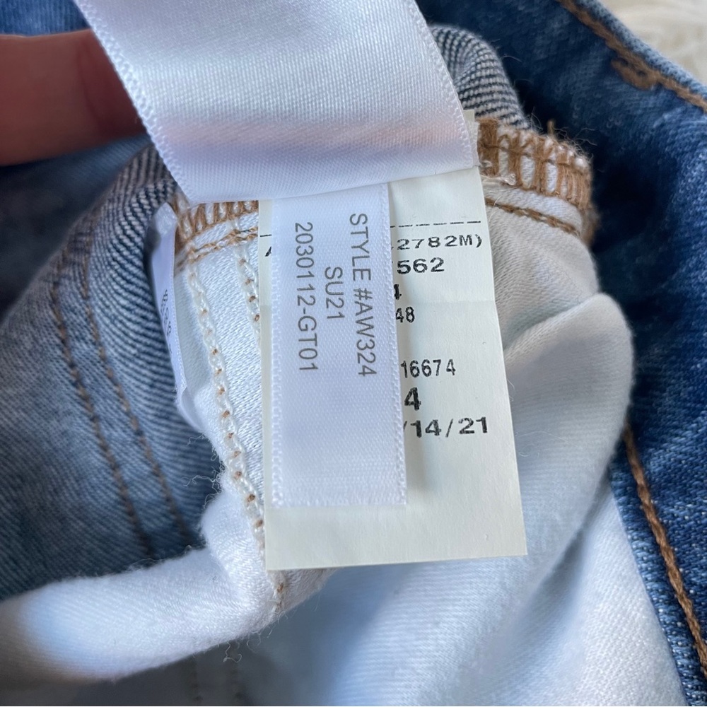 J. Crew Button Front Denim Jean Mini Skirt - Picture 6 of 9